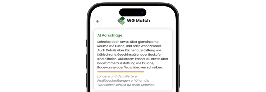 WG Suche mit WG Match