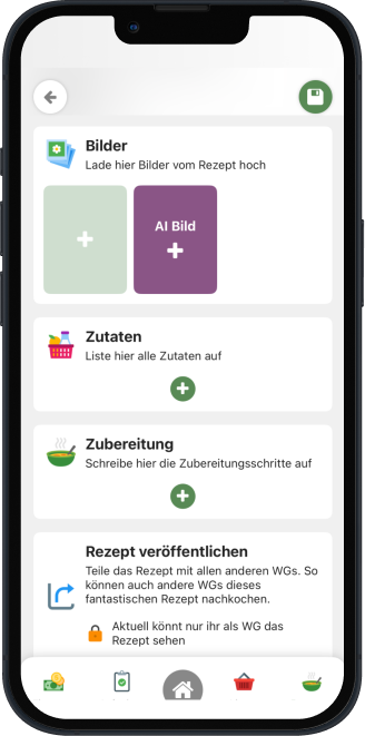 Haushaltsapp WG Sync