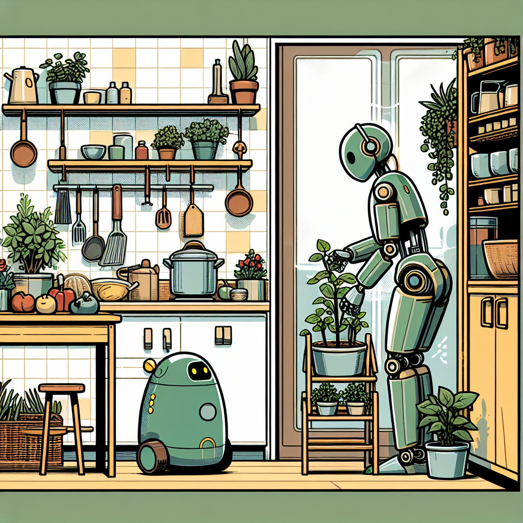 Verschiedene Haushaltsroboter Typen im Einsatz