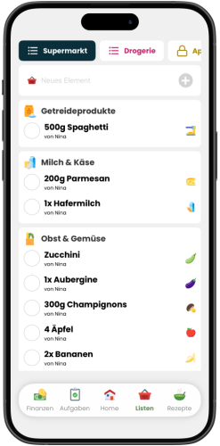 Haushaltsapp Livo Listen Haushaltsapp Livo Listen